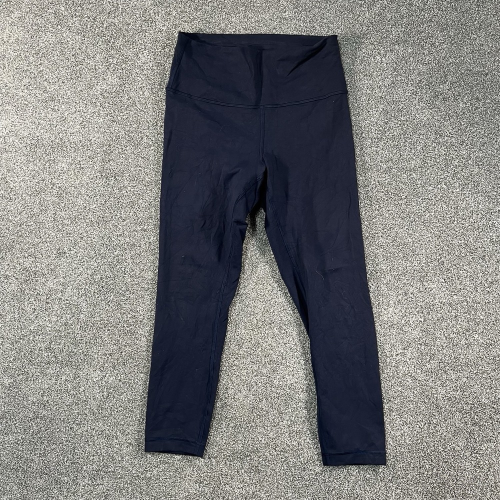 Lululemon Women’s Size 8 Navy Blue High Rise Full Length Yoga Leggings